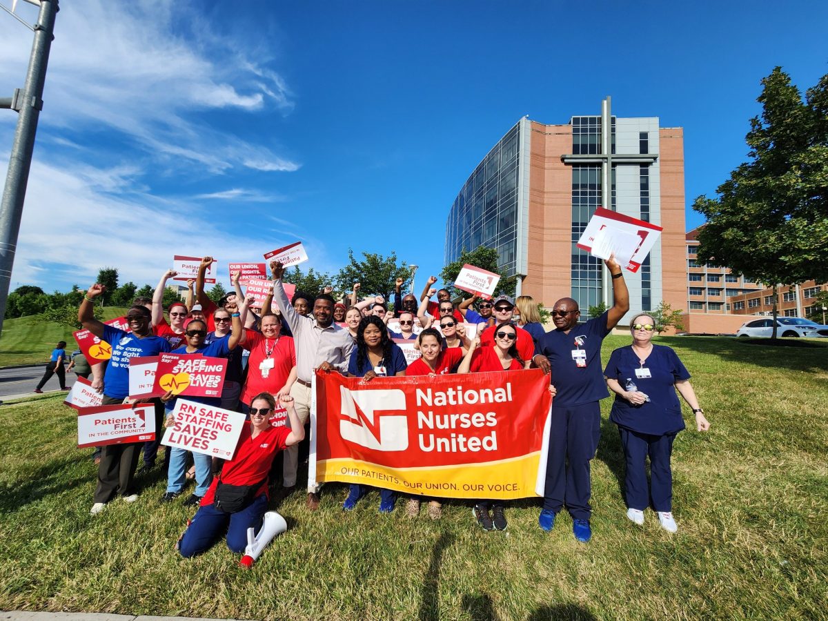 Baltimore nurses at largest Catholic health network in US fight on for first contract