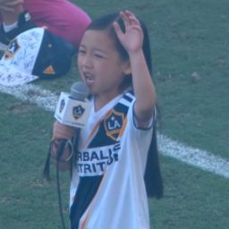 7-Year-Old Wows Fans with National Anthem Performance at LA Galaxy Game