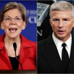 Elizabeth Warren Attacks Navy Admiral over Party He Attended 14 Years Ago