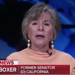 Boxer: What Are the People Applauding ‘Horrifying’ Trump Thinking?