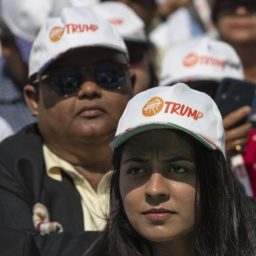 India Debuts Popular ‘Namaste Trump’ Hats for Historic Trump Speech